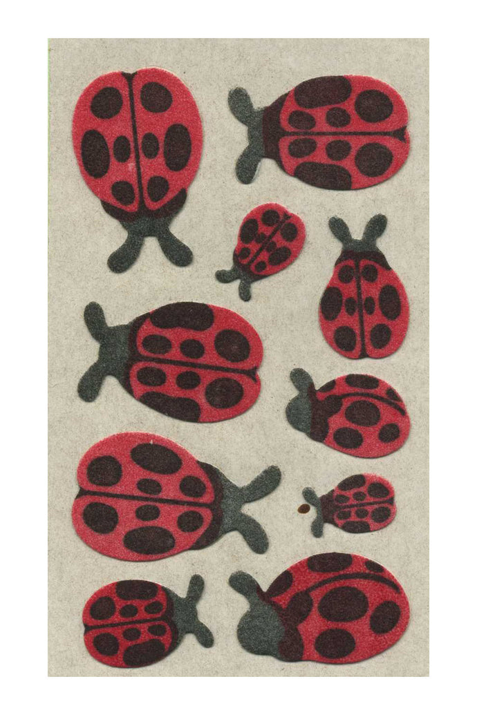 Wholesale - Maxi Furrie Stickers - Ladybirds