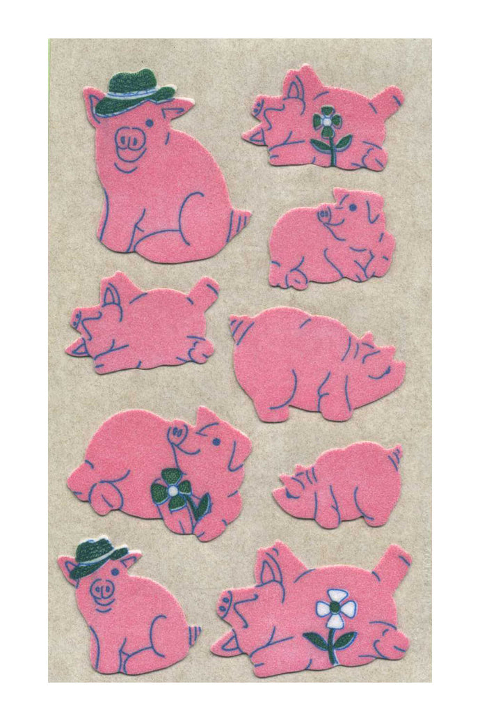 Wholesale - Maxi Furrie Stickers - Pigs