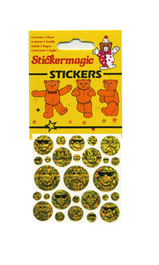 Wholesale - Pack of 12 x Maxi Stickers - Smiley Faces and Aliens