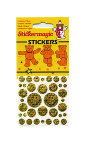 Wholesale - Pack of 12 x Maxi Stickers - Smiley Faces and Aliens