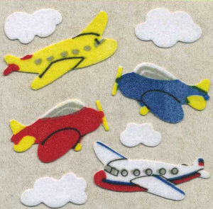 Wholesale - Pack of 12 Furrie Stickers - Aeroplanes