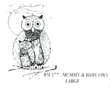 Load image into Gallery viewer, Wholesale - Rubber Stampers – Owls