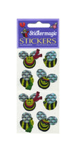 Load image into Gallery viewer, Wholesale - Pack of 12 Prismatic Stickers - Bees