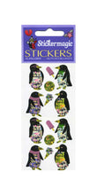 Load image into Gallery viewer, Wholesale - Pack of 12 Prismatic Stickers - Penguins with Ice Creams