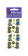 Load image into Gallery viewer, Wholesale - Pack of 12 Prismatic Stickers - Cute Owls