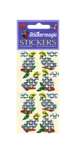 Wholesale - Pack of 12 Prismatic Stickers - Cockatoos