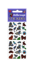 Load image into Gallery viewer, Wholesale - Pack of 12 Prismatic Stickers - Micro Pets