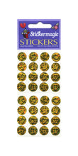 Load image into Gallery viewer, Wholesale - Pack of 12 Prismatic Stickers - Smiley