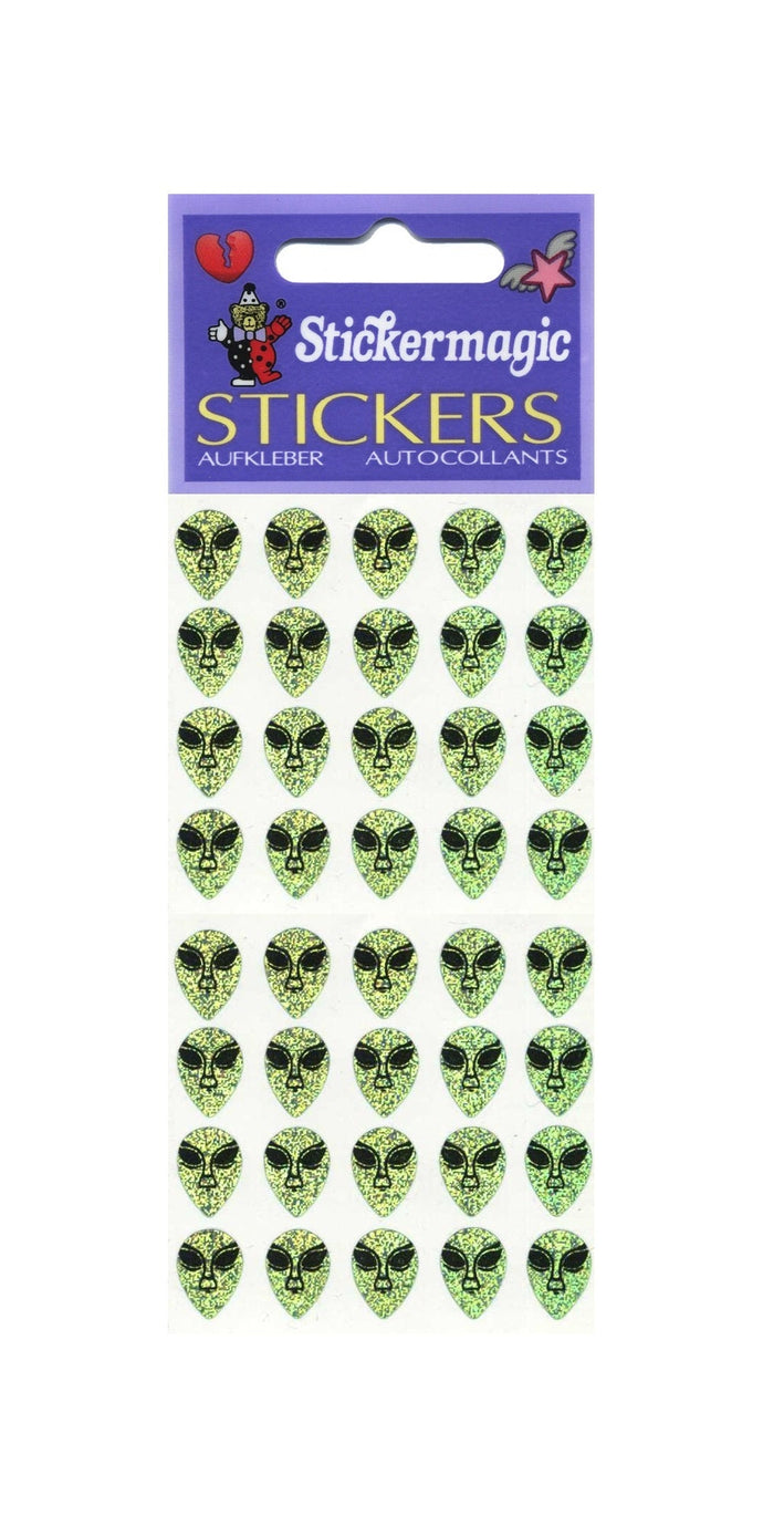 Wholesale - Pack of 12 Prismatic Stickers - Alien