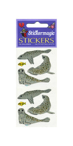 Wholesale - Pack of 12 Prismatic Stickers - Seals And Fish