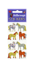 Load image into Gallery viewer, Wholesale - Pack of 12 Prismatic Stickers - Shire Horses