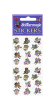 Load image into Gallery viewer, Wholesale - Pack of 12 Prismatic Stickers - Cherub Angels