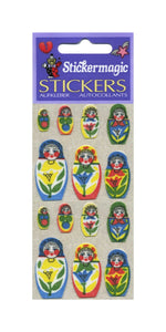 Wholesale - Pack of 12 Furrie Stickers - Russian Dolls