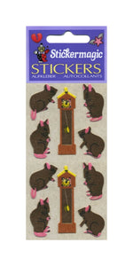 Wholesale - Pack of 12 Furrie Stickers - Hickory Dickory Dock