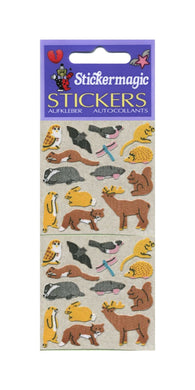 Wholesale - Pack of 12 Furrie Stickers - Micro Forest Friends