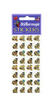 Load image into Gallery viewer, Wholesale - Pack of 12 Prismatic Stickers - Micro Gold Cats