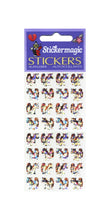 Load image into Gallery viewer, Wholesale - Pack of 12 Prismatic Stickers - Ponies - Silver