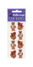 Load image into Gallery viewer, Wholesale - Pack of 12 Silkie Stickers - Teddies In T-Shirts