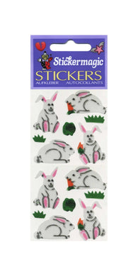 Wholesale - Pack of 12 Silkie Stickers - Bunny & Carrot