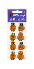 Load image into Gallery viewer, Wholesale - Pack of 12 Silkie Stickers - Mother &amp; Baby Owl