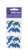 Load image into Gallery viewer, Wholesale - Pack of 12 Silkie Stickers - Dolphin &amp; Fish