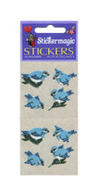 Load image into Gallery viewer, Wholesale - Pack of 12 Furrie Stickers - Blue Birds