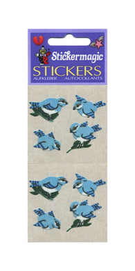 Wholesale - Pack of 12 Furrie Stickers - Blue Birds