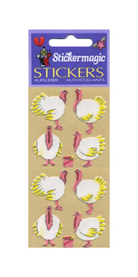 Wholesale - Pack of 12 Furrie Stickers - Turkeys