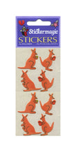 Load image into Gallery viewer, Wholesale - Pack of 12 Furrie Stickers - Kangaroos