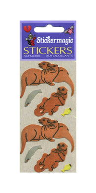 Wholesale - Pack of 12 Furrie Stickers - Otters