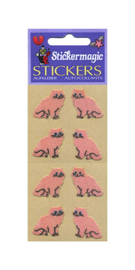Wholesale - Pack of 12 Furrie Stickers - Pink Cats