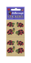 Load image into Gallery viewer, Wholesale - Pack of 12 Furrie Stickers - Ladybirds