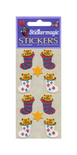 Load image into Gallery viewer, Wholesale - Pack of 12 Furrie Stickers - Bears In Stockings