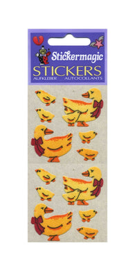 Wholesale - Pack of 12 Furrie Stickers - Duck Family