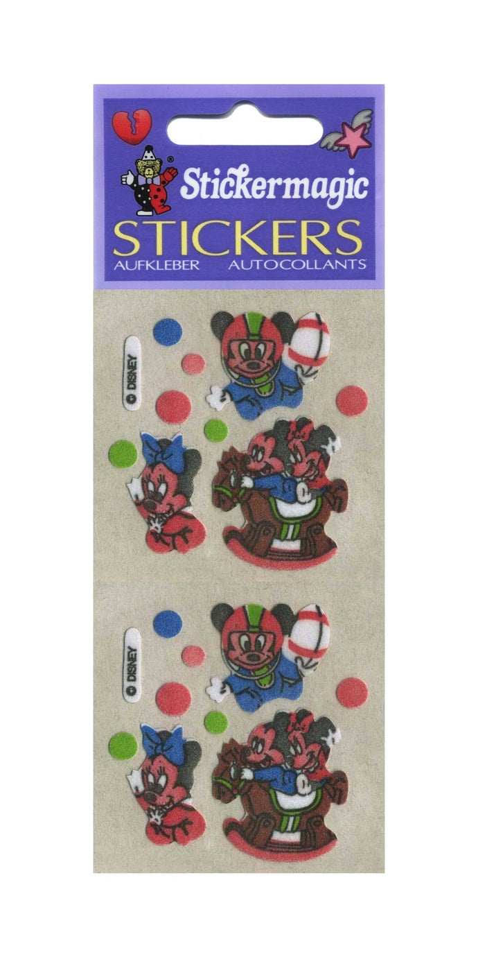 Wholesale - Pack of 12 Furrie Stickers - Mickey Mouse and Minnie