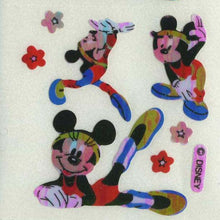 Load image into Gallery viewer, Wholesale - Roll of Pearlie Stickers - Minnie doing Gymnastics