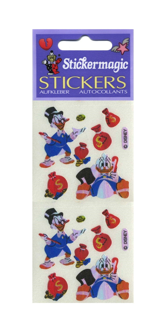 Wholesale - Pack of 12 Pearlie Stickers - Scrooge McDuck