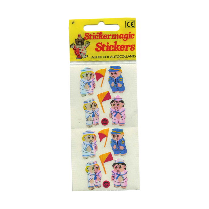Pack of Pearlie Stickers - Trolls - Sailors - REDUCED TO CLEAR