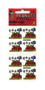 Wholesale - Pack of 12 Prismatic Stickers - Peanuts