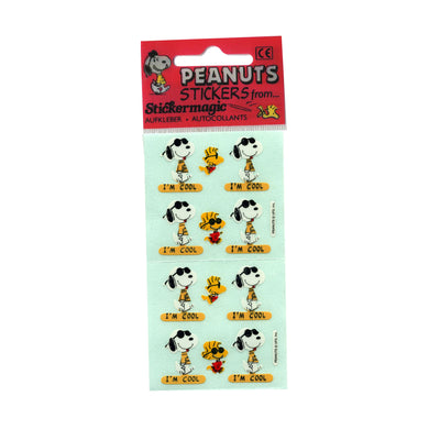 Pack of Paper Stickers - Snoopy I'm Cool