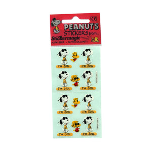 Pack of Paper Stickers - Snoopy I'm Cool