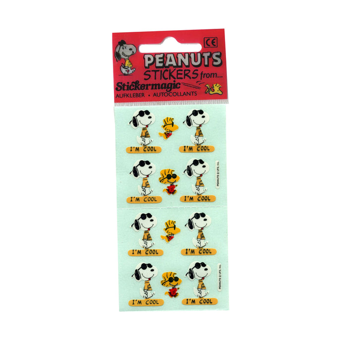Pack of Paper Stickers - Snoopy I'm Cool