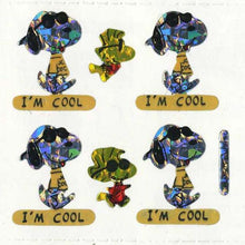 Load image into Gallery viewer, Pack of Prismatic Stickers – Peanuts Designs