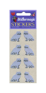 Wholesale - Pack of 12 Furrie Stickers - Purple Cats
