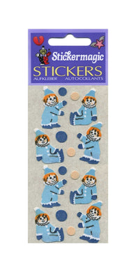 Wholesale - Pack of 12 Furrie Stickers - Clowns