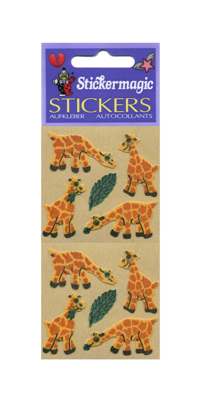 Wholesale - Pack of 12 Furrie Stickers - Giraffes