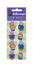 Load image into Gallery viewer, Wholesale - Pack of 12 Pearlie Stickers - Boy &amp; Girl Piggies
