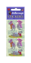 Load image into Gallery viewer, Wholesale - Pack of 12 Pearlie Stickers - Winter Mice