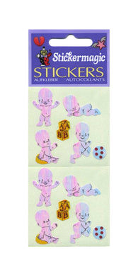 Wholesale - Pack of 12 Pearlie Stickers - Happy Babies