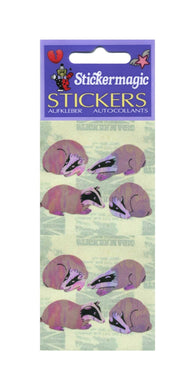 Wholesale - Pack of 12 Pearlie Stickers - Badgers